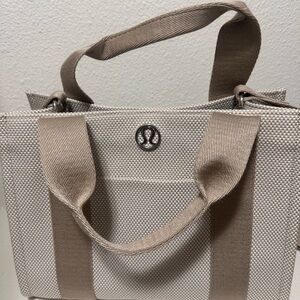 Lululemon Two-Tone Mini Canvas Tote (4.5L)